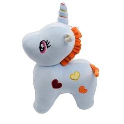 عروسک اسب شاخ چرمی